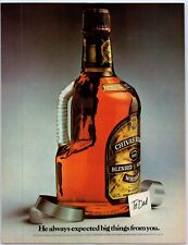 Usado, Chivas Regal Blended Scotch Whisky Whisky TO DAD 1983 anúncio impresso 8"w x 11" comprar usado  Enviando para Brazil