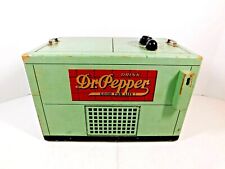 VINTAGE 40s DR. PEPPER COOLER OLD EXCELLENT ANTIQUE SODA MACHINE TYPE TUBE RADIO for sale  Shipping to Canada