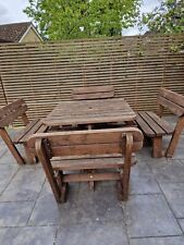 Seater square wooden for sale  CHIGWELL