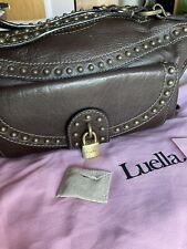 Used, Genuine LUELLA Bartley Joni Brown Studded Leather Shoulder Bag for sale  Shipping to South Africa