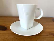 Juego de tazas de café blancas y platillo Nespresso BIG-GAME N1752 con logotipo, usado segunda mano  Embacar hacia Argentina