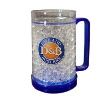 Caneca gel congelante Dave and Busters 16 oz transparente com acabamento azul comprar usado  Enviando para Brazil