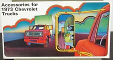 1973 Chevrolet Pickup Blazer Camper Truck Accessories Brochure Original, used for sale  Shipping to United Kingdom