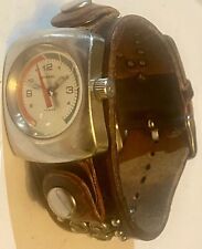 Diesel Quartz Womens Watch Leather Band Runs  for sale  Shipping to South Africa