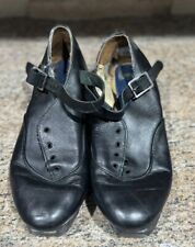 Sapato rígido Fays Irish Step Dance couro preto super flexível tamanho 4.5 comprar usado  Enviando para Brazil
