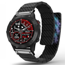 Pulseira magnética de metal com padrão de fibra de carbono para Garmin Fenix 7X 6 6x Pro 5 comprar usado  Enviando para Brazil