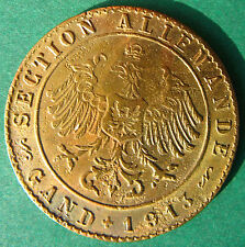 Old Belgium - G.F. 1coffee token - Gand - Section Allemande - 1913 na sprzedaż  PL