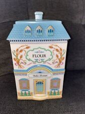 Lenox Village Bake Shoppe FLOUR Porcelain House Canister 1990 for sale  Shipping to South Africa