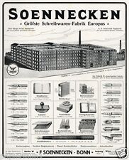 Soennecken Schreibwaren Bonn XL Reklame 1916 Füller fountain pen ad Werbung Bonn gebraucht kaufen  Waldburg