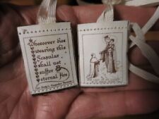 Catholic vintage scapular for sale  Saint Albans