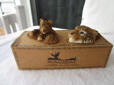 1998 Boyds Bears & Friends Desk Animals 380004 LUCY Tigerocious Momminius w/Box for sale  Shipping to South Africa