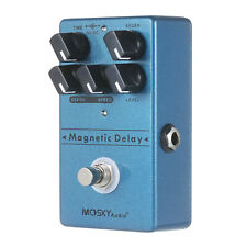 Pedal de efeitos de guitarra Mosky Magnetic Delay eco tempo profundidade taxa regeneração nível H6Z3 comprar usado  Enviando para Brazil