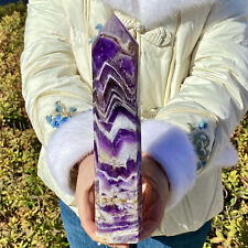 Varinha mágica obelisco ponto cura 2,49 lb coluna cristal ametista sonho natural comprar usado  Enviando para Brazil