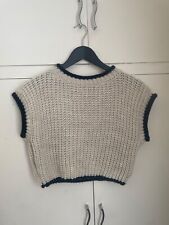 Knit vest beige for sale  TAMWORTH