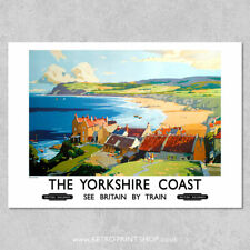 Yorkshire coast poster for sale  HASTINGS