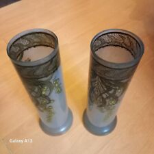Paire vases verre d'occasion  La Guerche-de-Bretagne