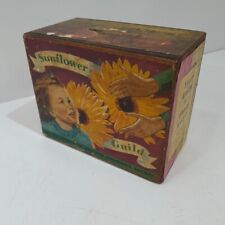 Collection box sunflower for sale  Shipping to Ireland