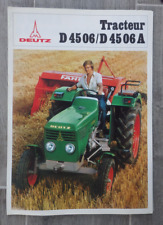 Brochure dépliant tracteur d'occasion  Riom-ès-Montagnes