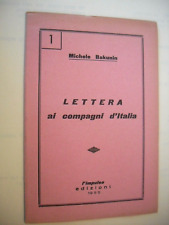 Michele bakunin lettera usato  Catania