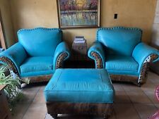 Western turquoise leather for sale  Tuscola