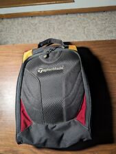 Taylormade Golf Shoe Bag Red And Black Zip Storage for sale  Shipping to South Africa