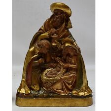 Stara figurka świętej Maryi z Dzieciątkiem Jezus / adoracja stick relief figurka wysokość 43cm na sprzedaż  PL