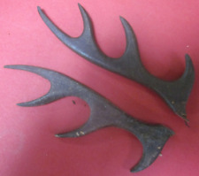 older Shatz 8 Day hunter's cuckoo clock parts - two deer antlers, wooden for sale  Shipping to South Africa