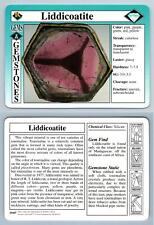 Liddicoatite #19.07 - Gems & Gemstones - Treasures Of The Earth Grolier Card for sale  Shipping to South Africa