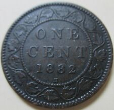 1882 Canada Large Cent Coin. 1 PENNY Victoria 1p 1c (C506R) na sprzedaż  Wysyłka do Poland