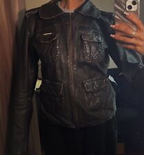 Vintage real leather for sale  LONDON