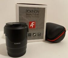 Rokinon 24mm F1.8 Auto Focus Compact Full Frame Wide Angle Lens for Sony E Mount for sale  Shipping to South Africa