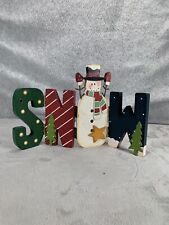 Wooden christmas snow for sale  League City