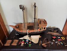 Accesorios raros de colección de juguetes PLAYMOBIL 3750 barco pirata barco. No completo segunda mano  Embacar hacia Argentina
