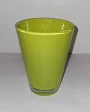 Vase verre vert d'occasion  Bas-en-Basset