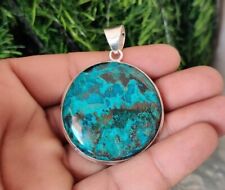 Natural Shattuckite Pendant 925 Sterling Silver Healing Gemstone Pendant H644 for sale  Shipping to South Africa
