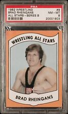 1982 Wrestling All Stars Series B #9 Brad Rheingans PSA 8 comprar usado  Enviando para Brazil