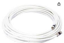 Usado, Cabo coaxial Cimple 50 pés branco RG6  comprar usado  Enviando para Brazil