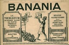 Publicité ancienne banania d'occasion  France