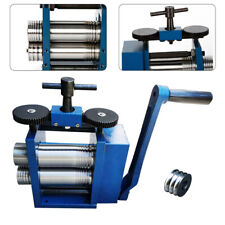 3" Manual Combination Rolling Mill Machine Jewelry Roller Metal Flat Press Tool for sale  Chino