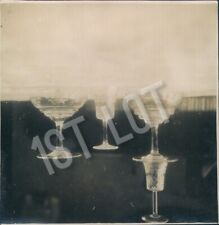 Elegant Stemware Trio - Antique Glassware Collectible Photo comprar usado  Enviando para Brazil