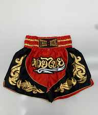 Shorts de boxe Hayabusa Garuda vermelho, dourado e preto Muay Thai tigre tamanho G comprar usado  Enviando para Brazil