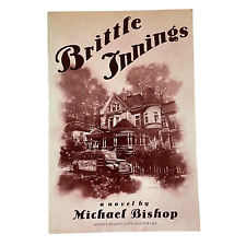 Novela de fantasía de béisbol Brittle Innings de Michael Bishop 1994 TPB ARC segunda mano  Embacar hacia Argentina