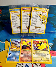 SELLADO Set de 3 Películas de Pokémon Promoción Aves Legendarias Moltres Zapdos Articuno WOTC segunda mano  Embacar hacia Argentina