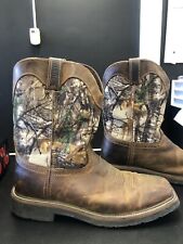 Bota masculina de couro camuflada Justin comprar usado  Enviando para Brazil