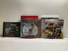 Juegos de Uncharted Playstation 3 Drakes Fortune Deception & Among Thieves PS3 1 2 3 segunda mano  Embacar hacia Argentina