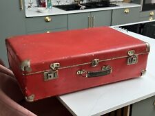 vintage leather suitcase for sale  WELLINGBOROUGH