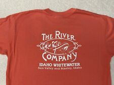 Camiseta Vintage Años 80 River Company Idaho Whitewater Balsa Sun Valley, XL NUEVA, usado segunda mano  Embacar hacia Argentina