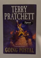 Used, Going Postal, Terry Pratchett signed by the author Hardcover, 2004 first edition for sale  LLANDUDNO