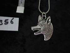 Wolf dog pendant for sale  CREDITON