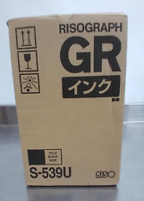 Risograph RA Ink - Riso S-539U for RC - 2 Black 1,000ml Cartridges per Box for sale  Shipping to South Africa